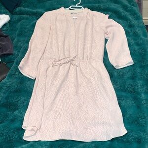 Babaton dress - nude colour with cinch waist